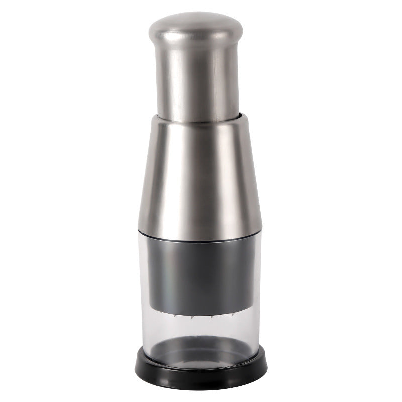Garlic Crusher Chopper Tool Stainless Steel Manual Kitchen Gadget