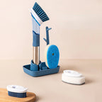 Stainless Steel Scrubber Brush with Soap Dispenser
