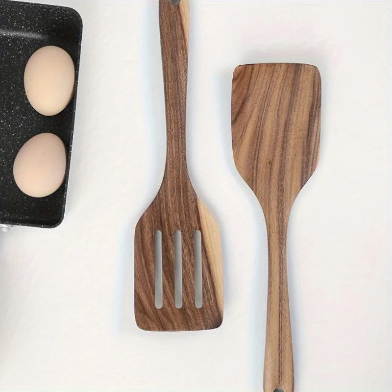 Kitchen Wooden Spatula Set