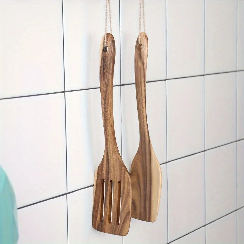 Kitchen Wooden Spatula Set