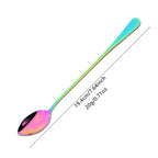 Stainless Steel Long Handle Dessert Spoon Set
