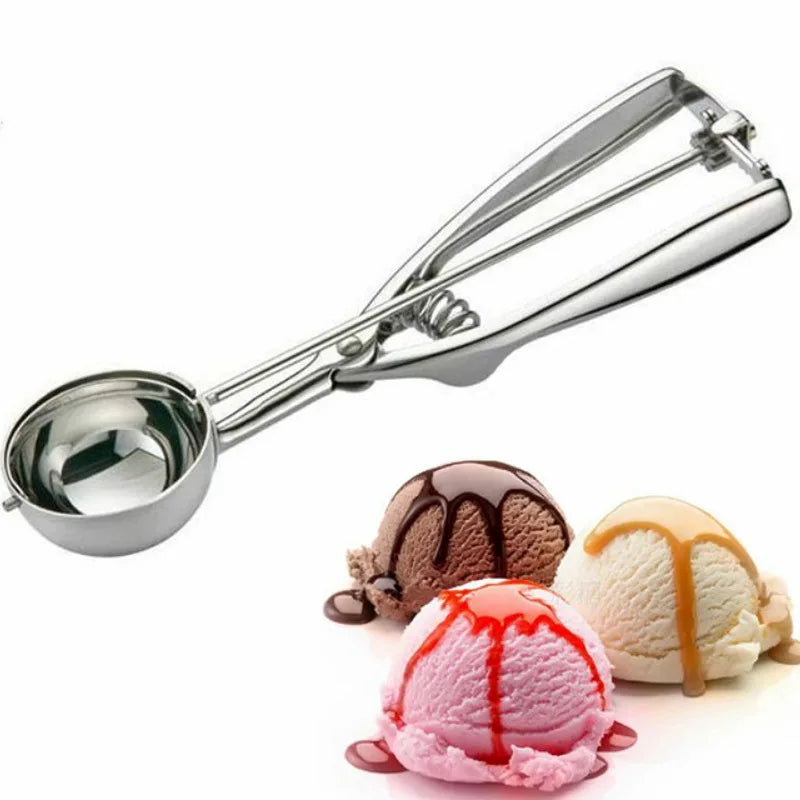 Stainless Steel Ice Cream Scoop with Trigger Release