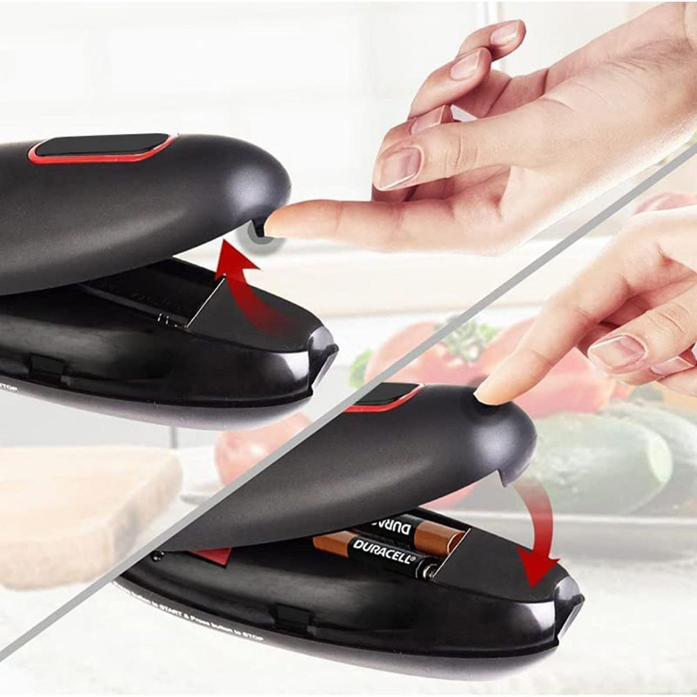Electric Can Opener Automatic One Touch Hand Free Portable Tools