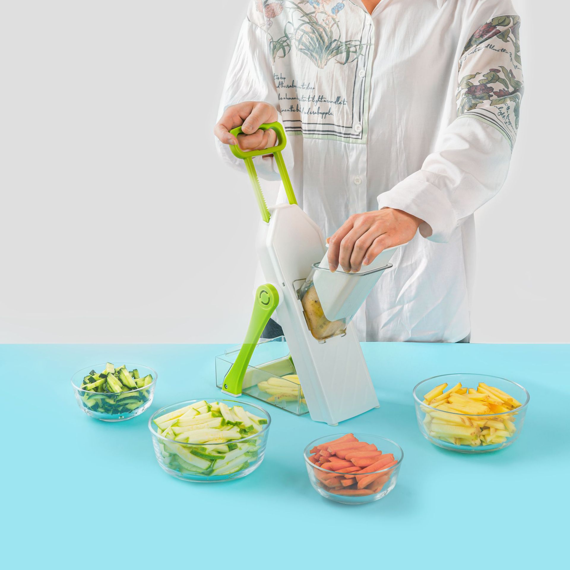 Vegetable Chopper Cutter Plastic - 1 PCS