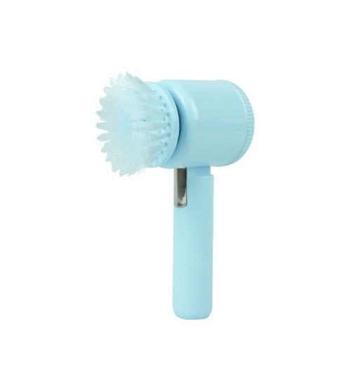  electric cleaning brush beige blue