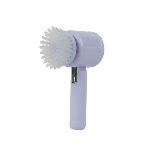  electric cleaning brush beige purple
