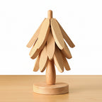 tree pad natural wood 3pcs