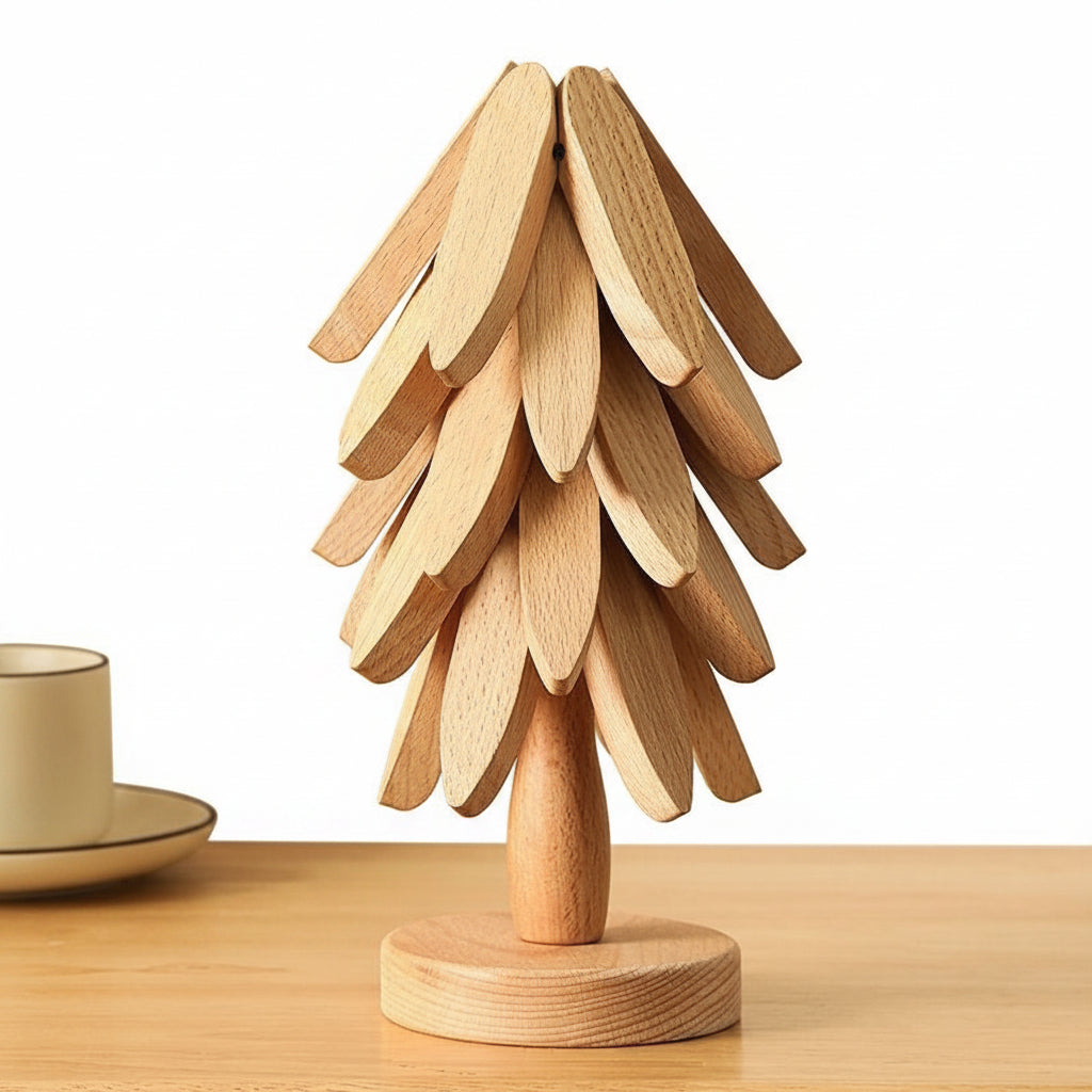 tree pad natural wood 5pcs